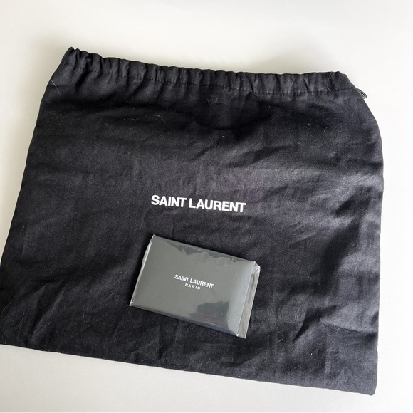 Authentic YSL Saint Laurent Kate 99 Woven Raffia Shoulder Bag w/ Tassel - Picture 11 of 13